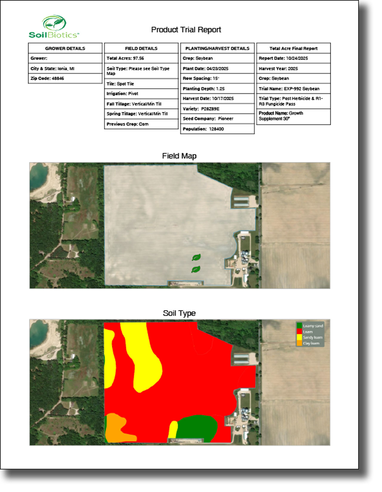 2025 GS-30 on beans in MI