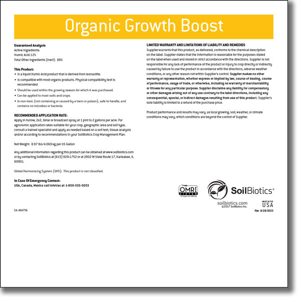 Organic Growth Boost